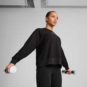 CLOUDSPUN Women's Midlayer, PUMA Black, extralarge
