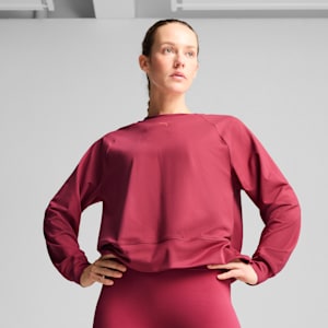 CLOUDSPUN Women's Midlayer, Port, extralarge