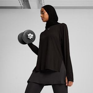 MODEST Oversized Tee Women, PUMA Black, extralarge-GBR