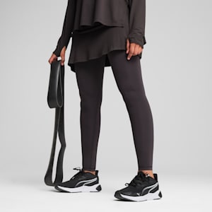MODEST 2-in-1 Running Tights Women, PUMA Black, extralarge-GBR