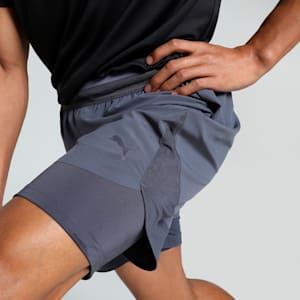 TRAINING TECH 2-in-1 Men's Training Shorts, Galactic Gray, extralarge-IND