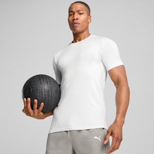 CLOUDSPUN Soft Branded Men's Training Tee, PUMA White, extralarge-IND