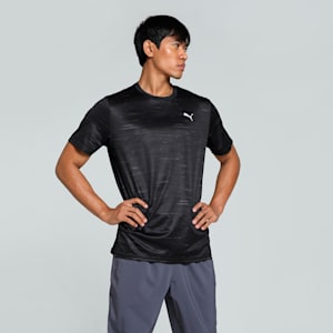 Train All Day Men's Printed Training Tee, PUMA Black, extralarge-IND