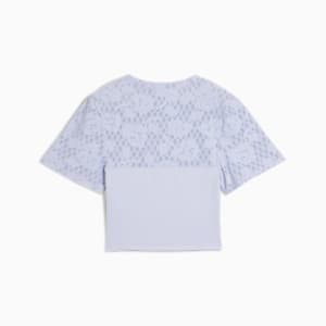 Crop top con encaje para mujer, Cool Weather, extralarge