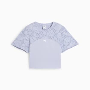 Crop top con encaje para mujer, Cool Weather, extralarge