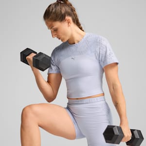 Crop top con encaje para mujer, Cool Weather, extralarge