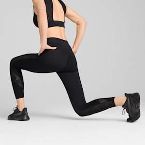 Leggings 7/8 con encaje para mujer, PUMA Black, extralarge