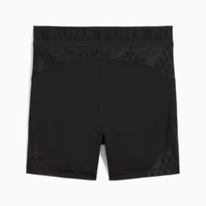 Leggings cortos con encaje para mujer, PUMA Black, extralarge