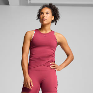 TROPICAL Women's Graphic Crop Tank, Port, extralarge