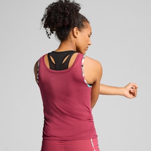 TROPICAL Women's Graphic Crop Tank, Port, extralarge