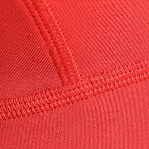 PUMA x PAMELA REIF Zip Training Bra, Burnt Red, extralarge-IND
