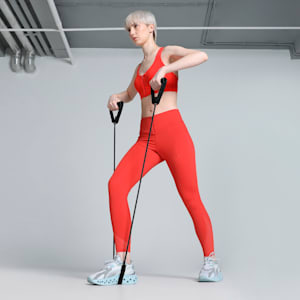 PUMA x PAMELA REIF Zip Training Tights, Burnt Red, extralarge-IND