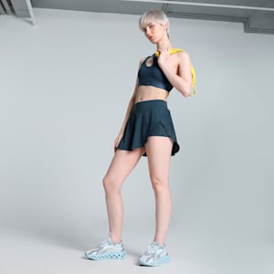 Asymmetric Women's Training Skort, Dark Night, extralarge-IND