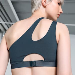 Women's Asymmetric Training Bra, Dark Night, extralarge-IND