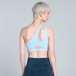 Women's Asymmetric Training Bra, Silver Cobalt, extralarge-IND