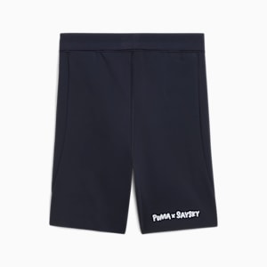 Leggings cortos PUMA x SAYSKY para mujer, New Navy, extralarge