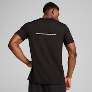 PUMA x HYROX CLOUDSPUN Men's Training Tee, PUMA Black, extralarge-IND