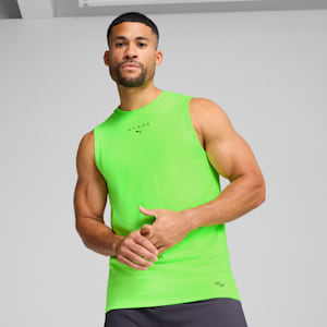 PUMA x HYROX CLOUDSPUN Men's Training Tank, Green Glare, extralarge-IND