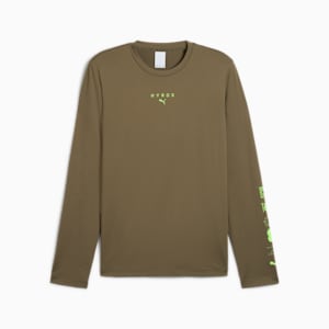 PUMA x HYROX CLOUDSPUN Men's Long-Sleeve Training Tee, Loden Green, extralarge-IND