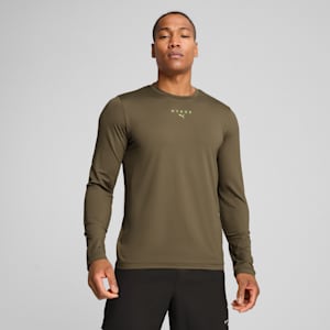 PUMA x HYROX CLOUDSPUN Men's Long-Sleeve Training Tee, Loden Green, extralarge-IND