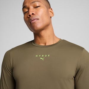 PUMA x HYROX CLOUDSPUN Men's Long-Sleeve Training Tee, Loden Green, extralarge-IND