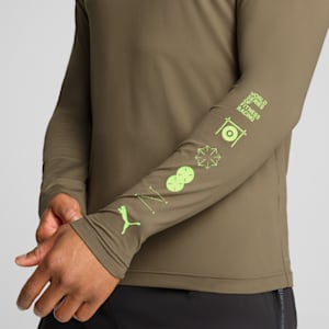 PUMA x HYROX CLOUDSPUN Men's Long-Sleeve Training Tee, Loden Green, extralarge-IND