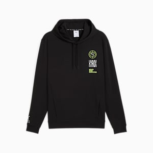 PUMA x HYROX CLOUDSPUN Men's Training Hoodie, PUMA Black, extralarge-IND
