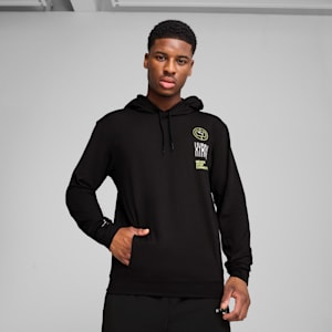 PUMA x HYROX CLOUDSPUN Men's Training Hoodie, PUMA Black, extralarge-IND