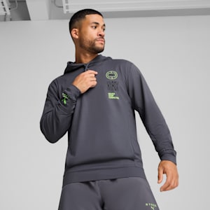 メンズ PUMA x HYROX トレーニング クラウドスパン フーディ, Galactic Gray, extralarge-JPN