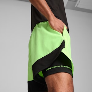 PUMA x HYROX 2-in-1 Men's Training Shorts, Green Glare, extralarge-IND