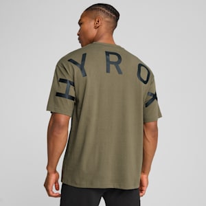 PUMA x HYROX Men's Oversized Training Tee, Loden Green, extralarge-IND