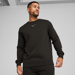 Sudadera PUMA x HYROX Heavyweight para hombre, PUMA Black, extralarge