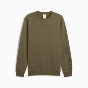 PUMA x HYROX Heavyweight Men's Crew-Neck Training Sweatshirt, Loden Green, extralarge-IND