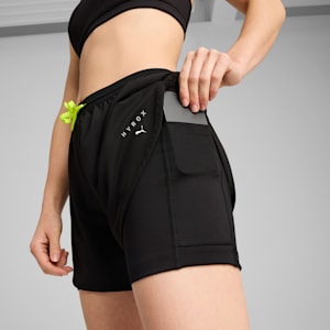 PUMA x HYROX ULTRAWEAVE Women's 2-in-1 Training Shorts, PUMA Black, extralarge-IND