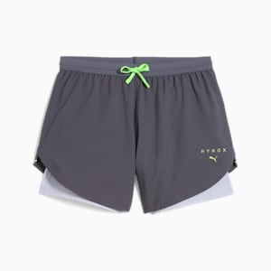 PUMA x HYROX ULTRAWEAVE Women's 2-in-1 Training Shorts, Galactic Gray, extralarge-IND