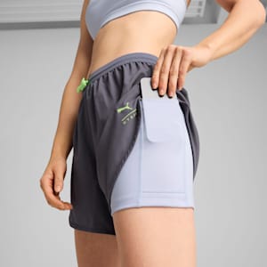 PUMA x HYROX ULTRAWEAVE Women's 2-in-1 Training Shorts, Galactic Gray, extralarge-IND