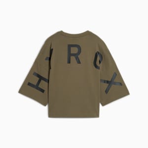 PUMA x HYROX Women's Oversized Training Tee, Loden Green, extralarge-IND