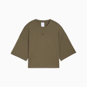 PUMA x HYROX Women's Oversized Training Tee, Loden Green, extralarge-IND