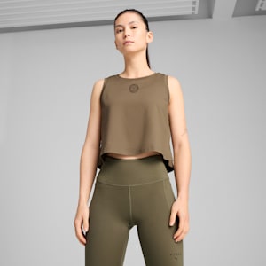 PUMA x HYROX CLOUDSPUN Women's Sleeveless Training Top, Loden Green, extralarge-IND