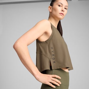 PUMA x HYROX CLOUDSPUN Women's Sleeveless Training Top, Loden Green, extralarge-IND