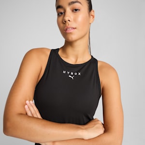 PUMA x HYROX CLOUDSPUN Women's Racerback Training Top, PUMA Black, extralarge-IND
