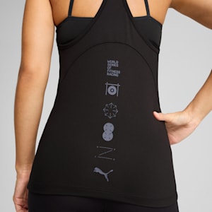 PUMA x HYROX CLOUDSPUN Women's Racerback Training Top, PUMA Black, extralarge-IND