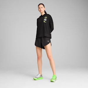 PUMA x HYROX CLOUDSPUN Women's Oversized Training Hoodie, PUMA Black, extralarge-IND