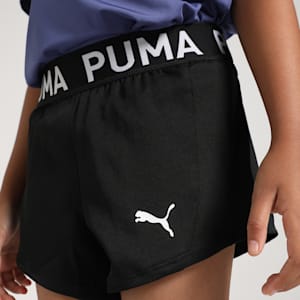 STRONG Youth Woven Training Shorts, PUMA Black, extralarge-IND
