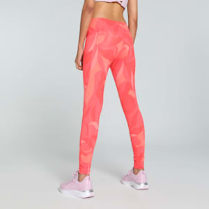 Active Women's Printed Training Tights, Loveable, extralarge-IND
