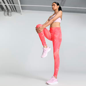 Active Women's Printed Training Tights, Loveable, extralarge-IND