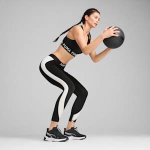 4KEEPS Elastic Women's Training Bra, PUMA Black, extralarge-IND