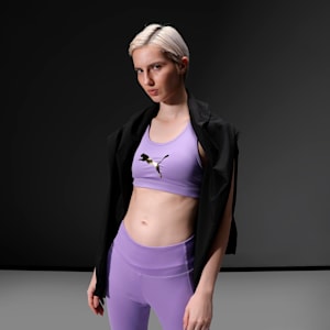 4Keeps Graphic Women's Training Bra, Lavender Alert-Gold Foil, extralarge-IND