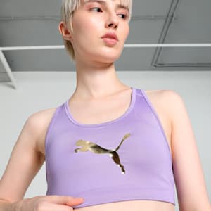 4Keeps Graphic Women's Training Bra, Lavender Alert-Gold Foil, extralarge-IND