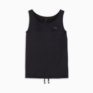 ウィメンズ ヨガ スタジオ ブラ カップ タンクトップ, PUMA Black, extralarge-JPN